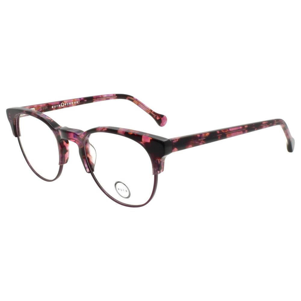 Aura Eyewear Daisy PUR Women's Eyeglasses Frames 48-21-140 Purple Havana